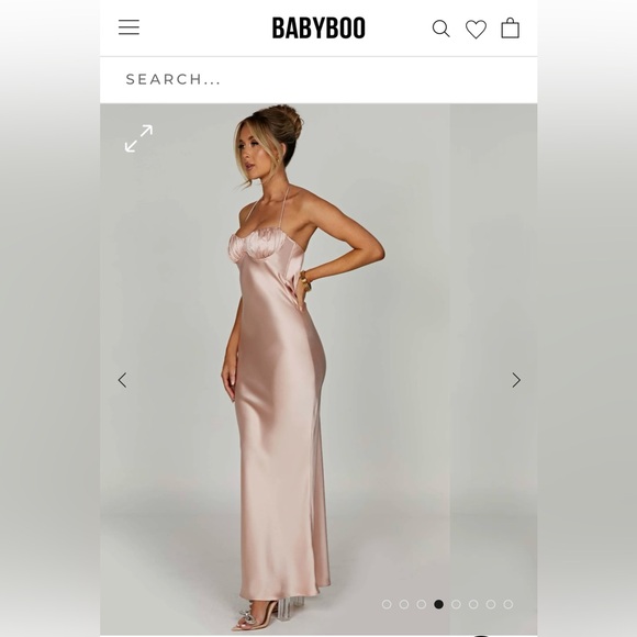 KALI MAXI DRESS - BLUSH - Picture 5 of 6